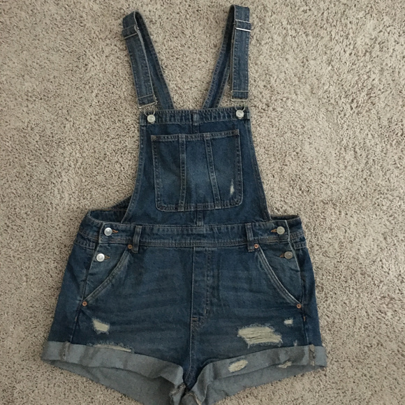 h&m womens overall shorts